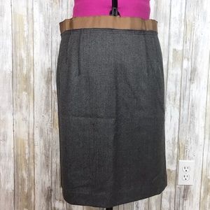 Loft wool blend pencil skirt size 10